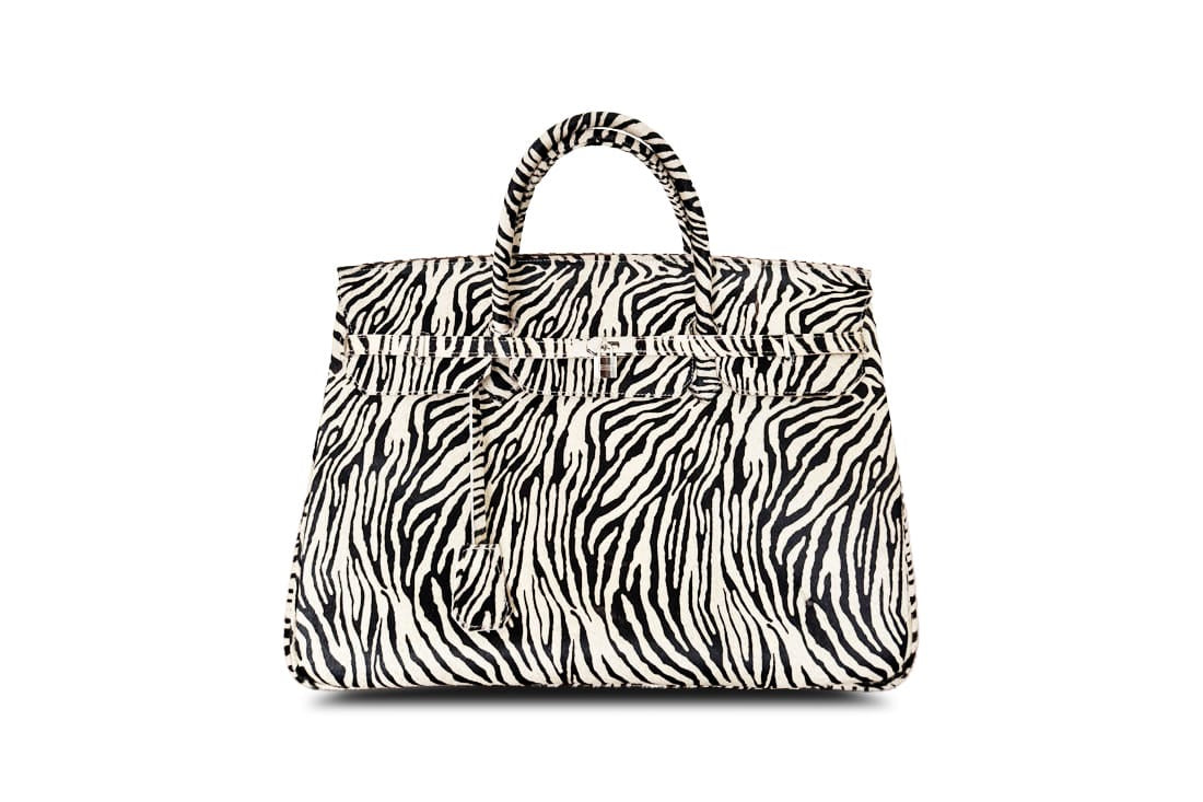 COWHIDE BAG 50 ‘Zebra’