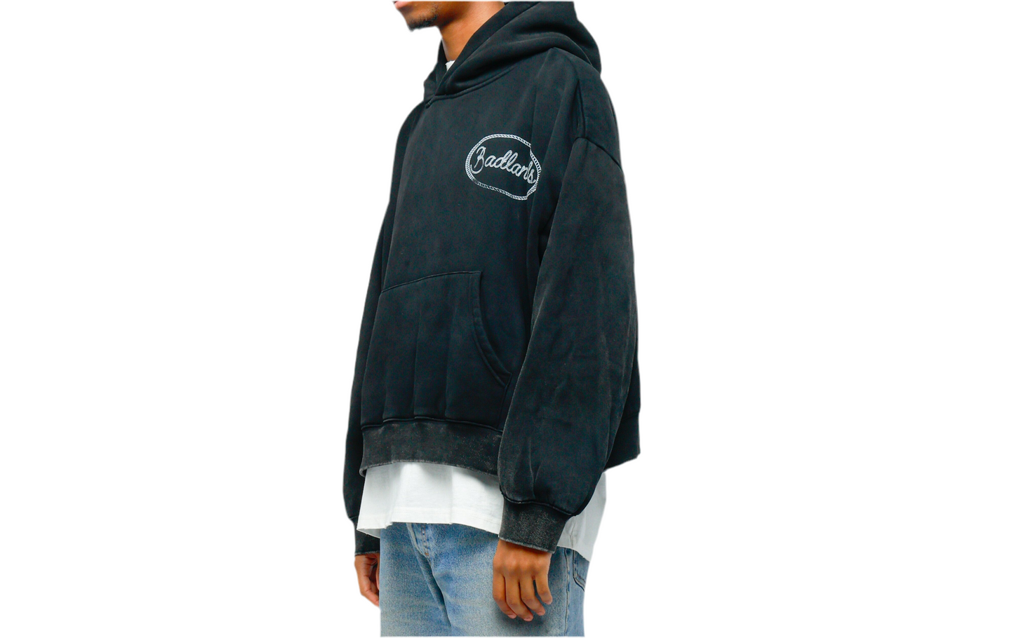ROPE CROPPED HOODIE