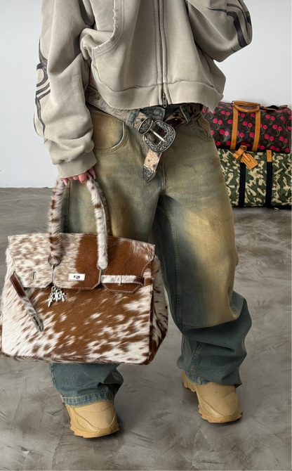COWHIDE BAG 40