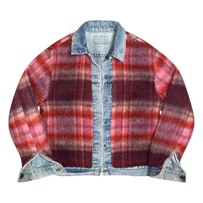 Denim Mohair Wool Jacket