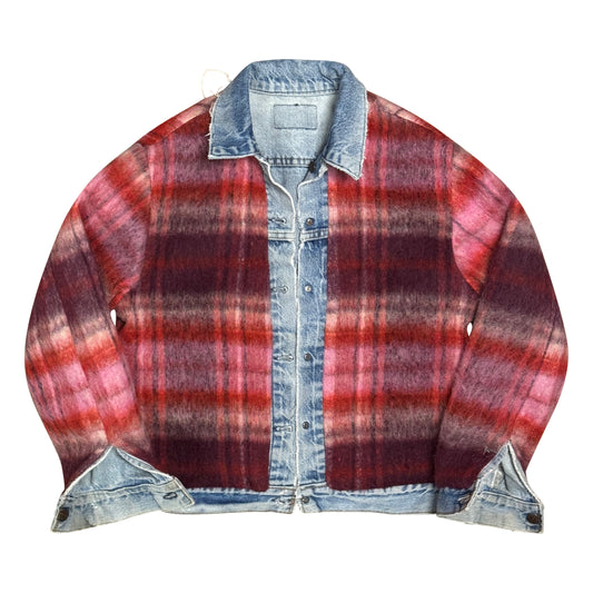 Denim Mohair Wool Jacket
