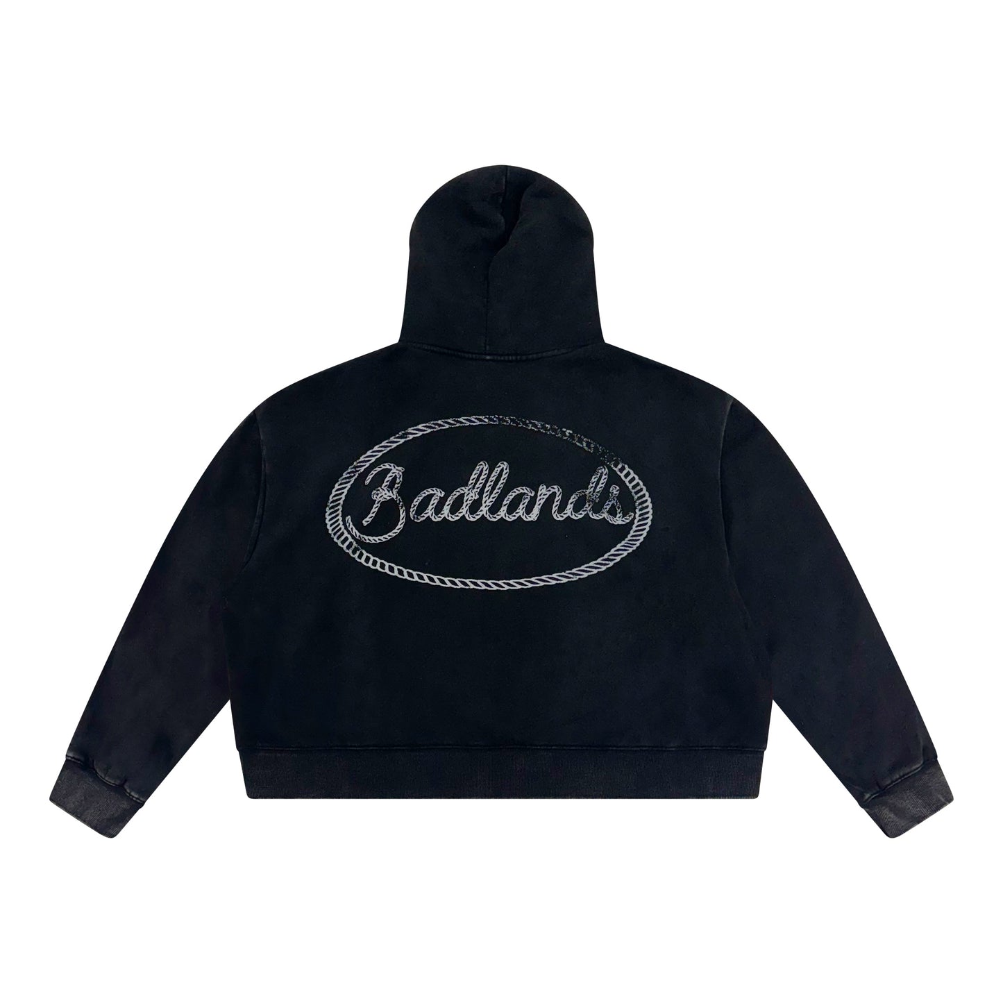 ROPE CROPPED HOODIE