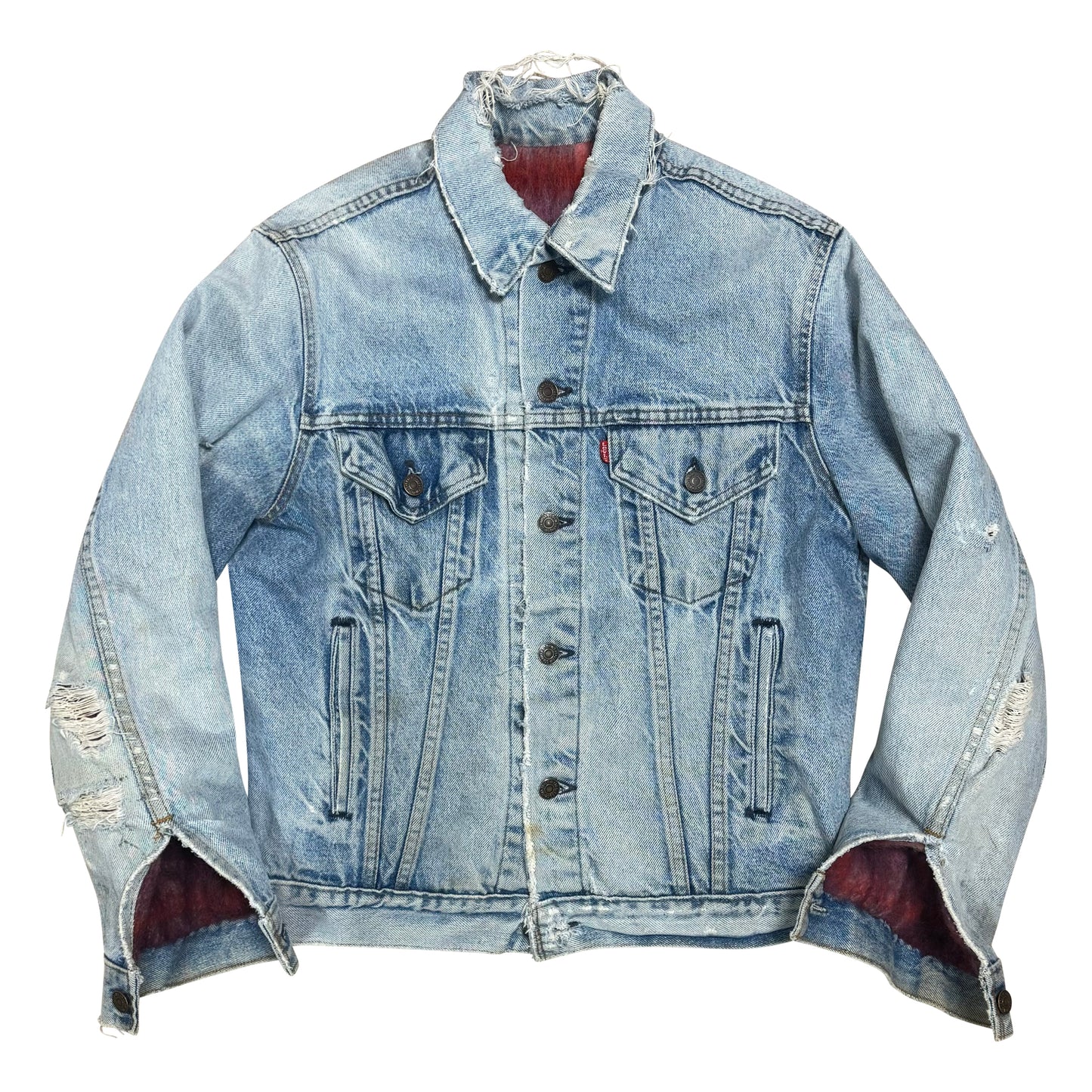 Denim Mohair Wool Jacket