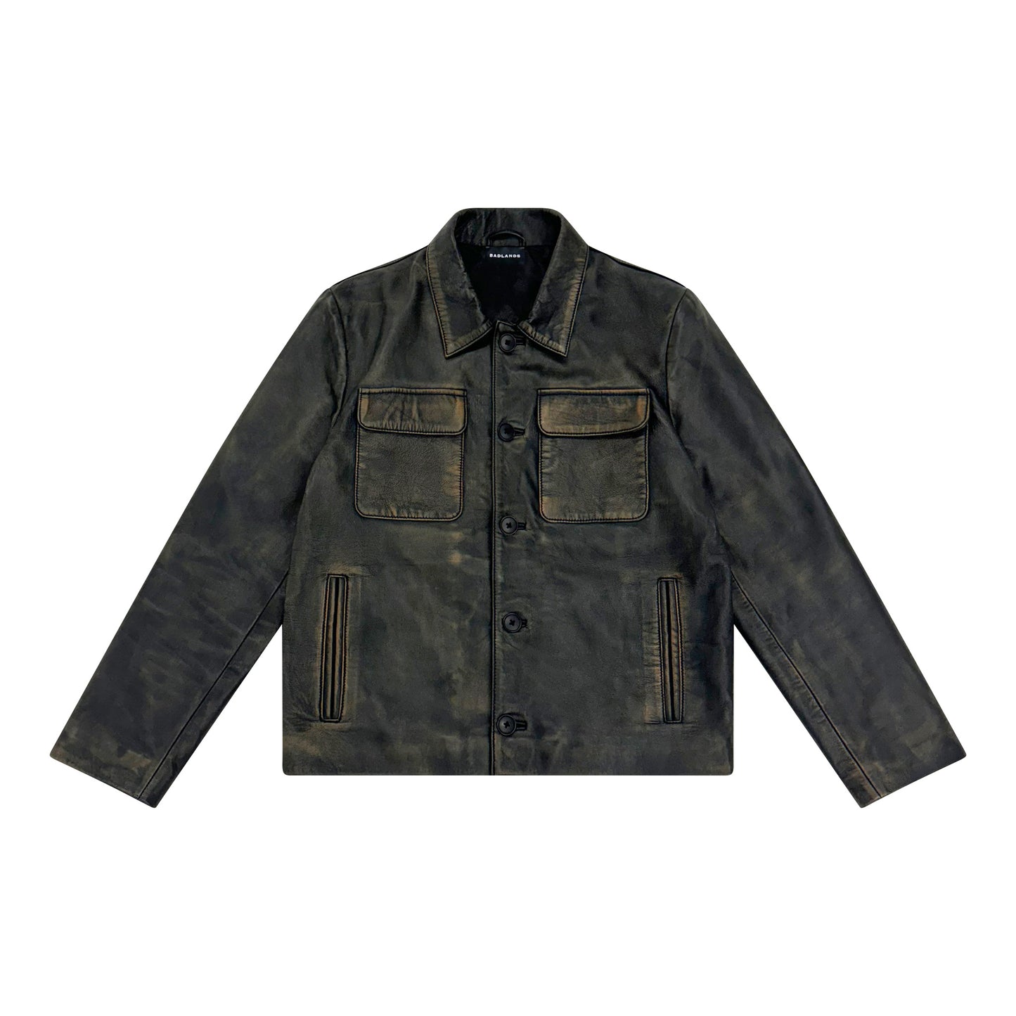 DISTRESSED LEATHER JACKET