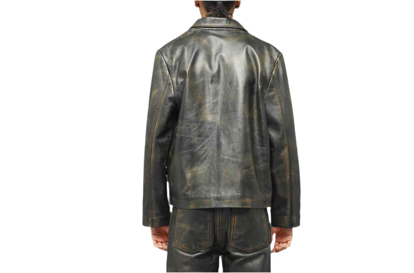 DISTRESSED LEATHER JACKET