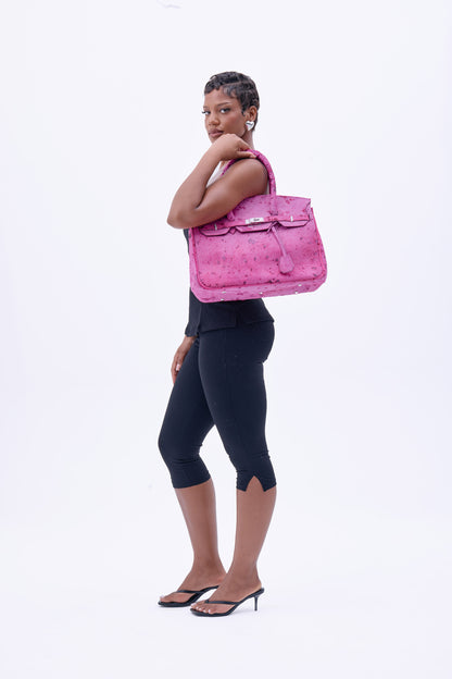 COWHIDE BAG 40 ‘Pink’