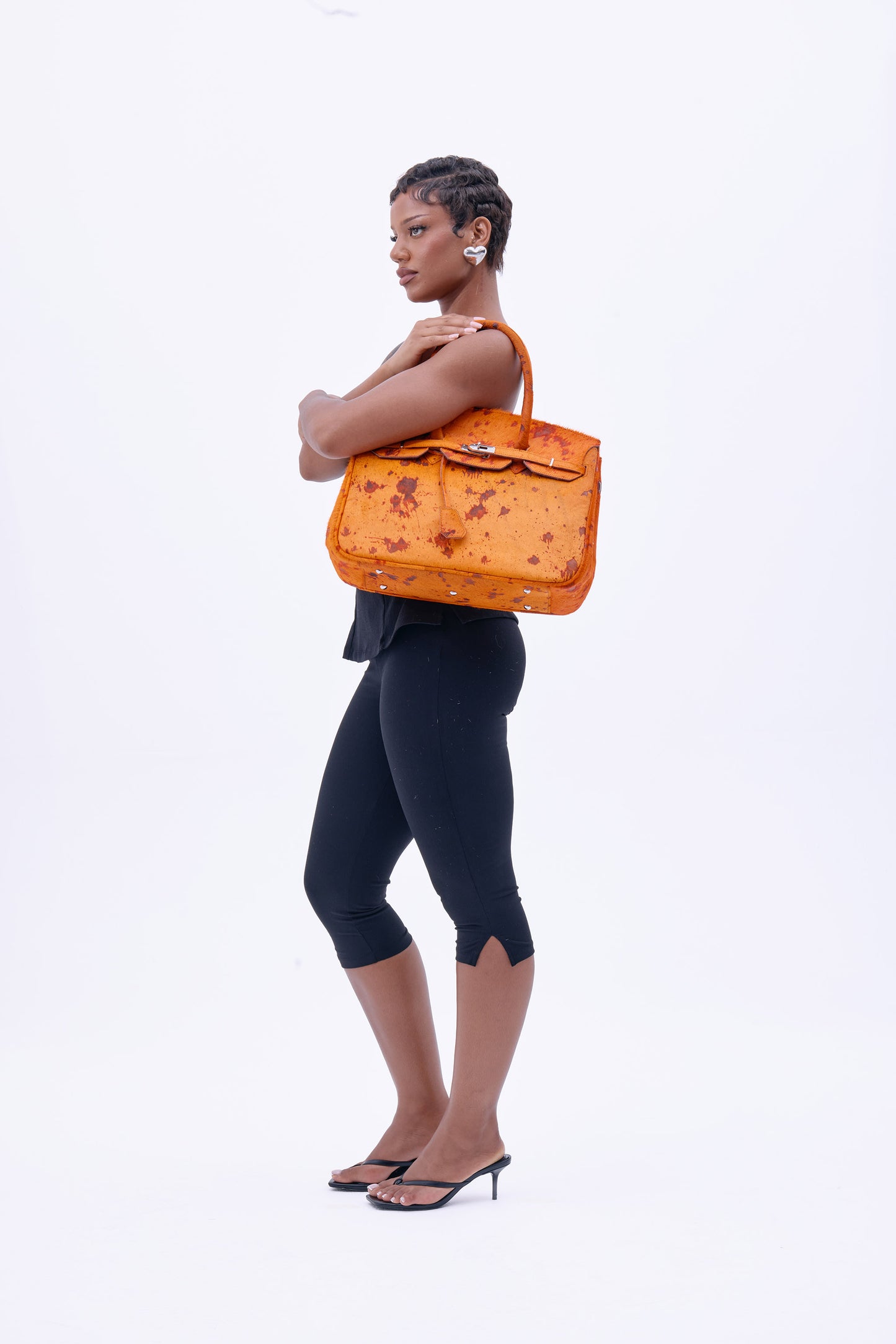 COWHIDE BAG 40 ‘Orange’