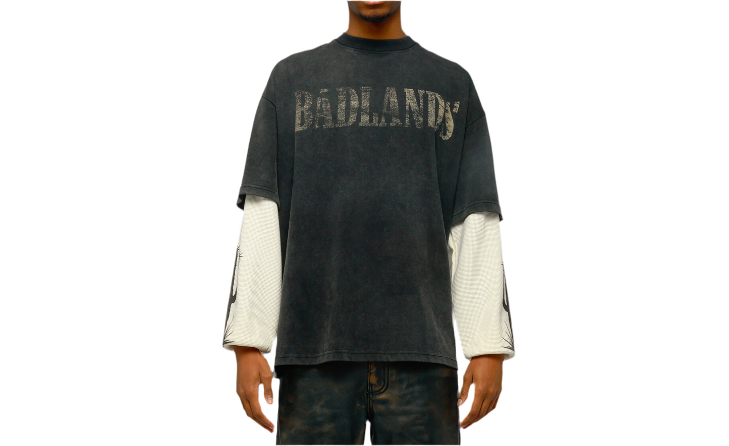 WAFFLE LONG SLEEVE T-SHIRT