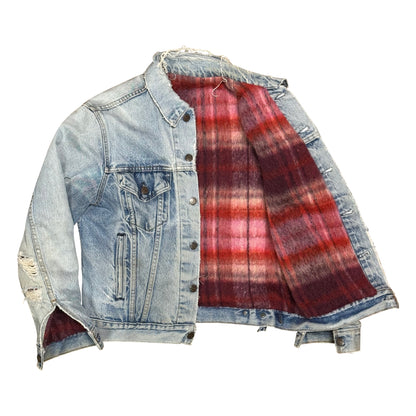 Denim Mohair Wool Jacket