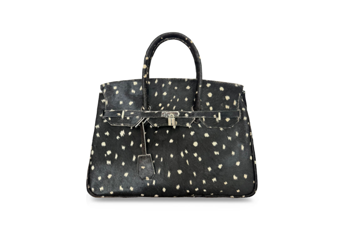 COWHIDE BAG 50 ‘Polka Dot’