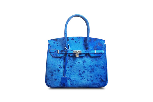 COWHIDE BAG 40 ‘Royal Blue’