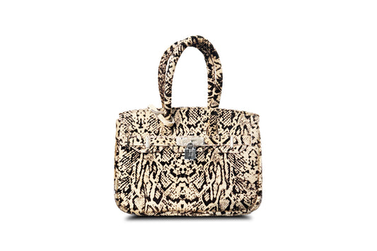 COWHIDE BAG 25 “Snake Skin”